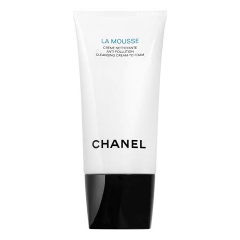 chanel la mousse anti-pollution cleansing cream-to-foam 150ml|chanel face cleanser.